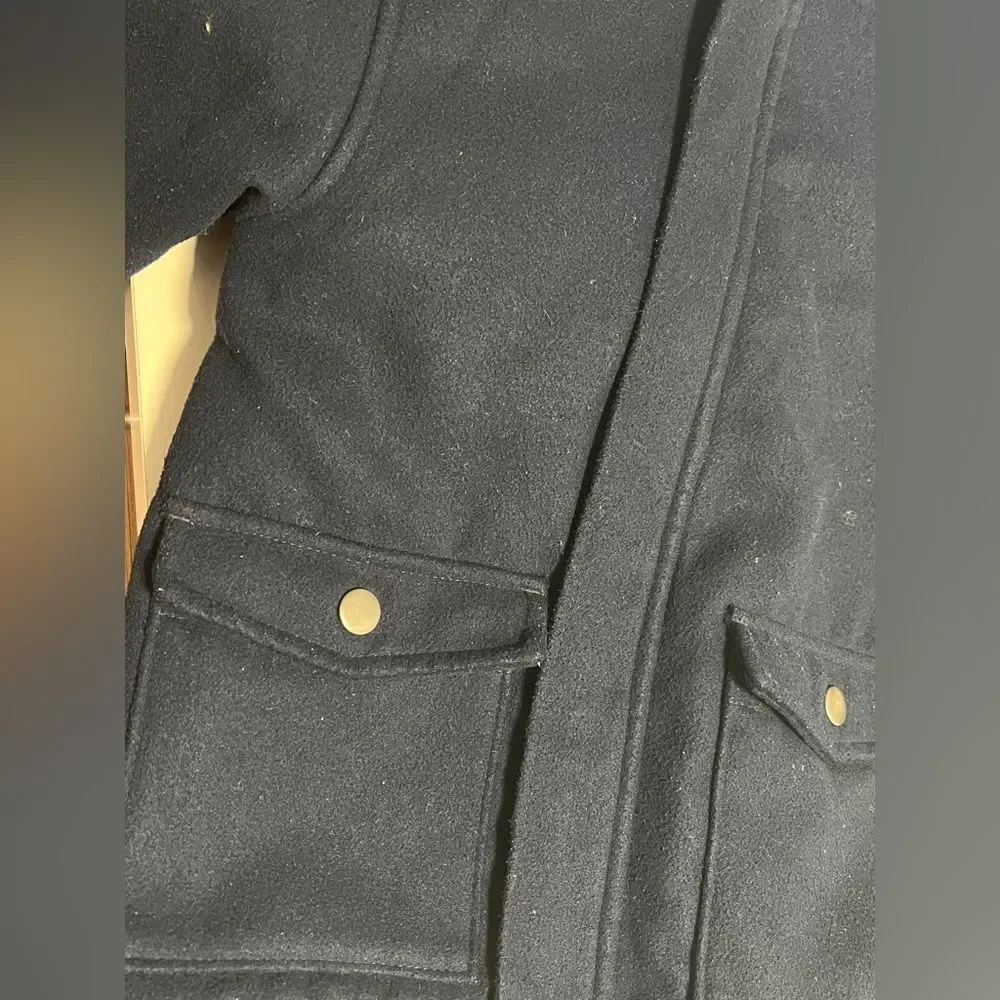 Oshkosh B’gosh boy Navy Blue Coat Cold Jacket Sz 8 (M)
